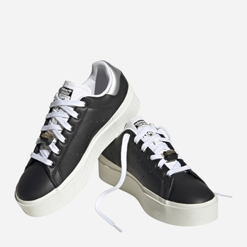 Tenisówki damskie na platformie Adidas Stan Smith Bonega HQ4253 38.5 (5.5UK) Czarne (4066749882105)