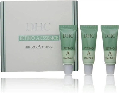 Антивікова есенція з ретинолом, плацентою, вітаміном Е, DHC Medicated Retino A Essence, 3 шт х 5 г
