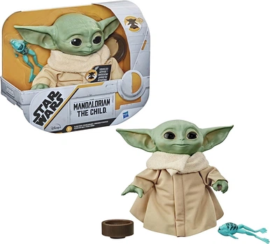 Интерактивный Мандалорец Малыш Йода Грогу Звездные Войны Mandalorian The Child Talking Plush Grogu Yoda Baby Star Wars (F1115)