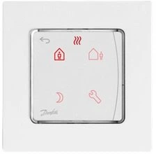 Терморегулятор Danfoss Icon програмований сенсорний 230 В настінний білий (5702425129865)