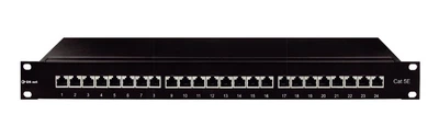 Патч-панель OK-net 24 порти Кат.5e UTP 180° (OK-PP101-5EU24)