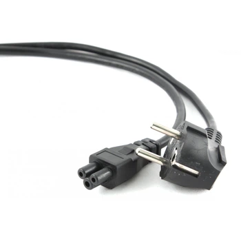 Кабель живлення Schuko PC-186 CEE7 / 17-IEC C5, 1.2 M, 0.75 мм, для ноутбука, OEM Q25 / 350