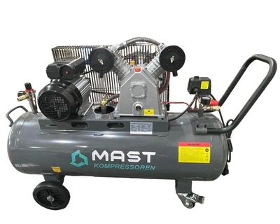 Поршневой компрессор Mast VA65/100L 220V с ресивером 100 л и производительностью 340 л/мин (VA65/100L 220V)