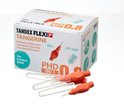 Szczoteczki międzyzębowe Tandex Flexi 0.45 mm 25 szt (5902205591138)