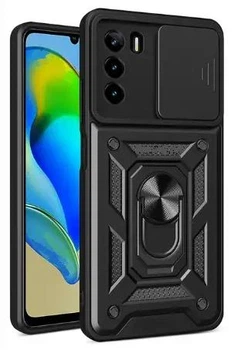 Чехол Camshield c кольцом-подставкой на ZTE Blade V40 Vita (black)