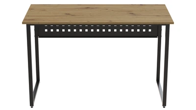 Компьютерный стол Ferrum-decor Майк 75x140x70 черный ДСП Дуб Артизан 16мм (MAYK2228)
