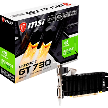 Відеокарта MSI GeForce GT 730 2GB DDR3 (N730K-2GD3HLPV1) EU