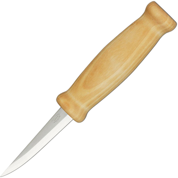Нож фиксированный Mora Woodcarving 105 (длина: 200мм, лезвие: 82мм), береза