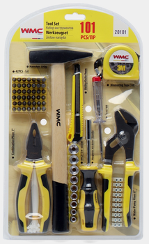 Набор инструментов 101 предмет WMC TOOLS (WT-20101)