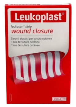 Пластир Bsn Medical Leukosan Strip 38 x 6 мм 5 шт (4042809390865 / 4042809703917)