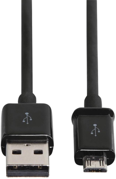 Кабель Hama USB Type-A - micro-USB M/M 0.9 м Black (4047443442383)