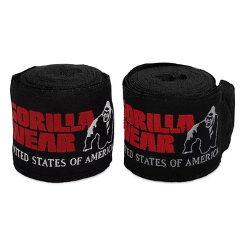 Бинты боксерские Gorilla Wear Boxing Hand Wraps Black 4 м