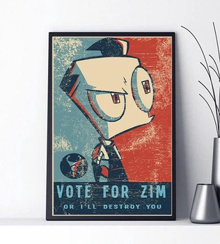 Постер Invader ZIM Пришелец Зим #01 Poster Плакат