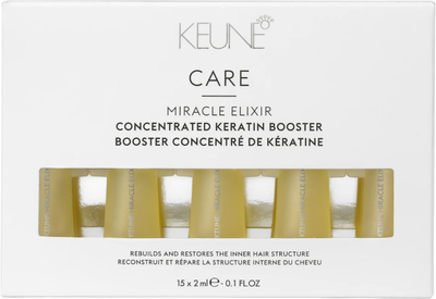 Keratynowy booster do włosów Keune Care Miracle Elixir Keratin Booster 15x2 ml (8719281103967)