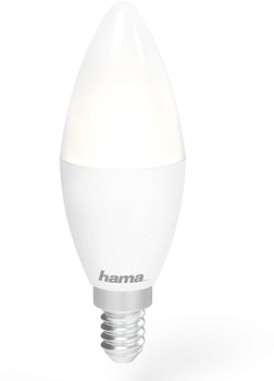 Світлодіодна лампа Hama Wifi E14 5.5W RGB+CCT White (4047443469038)