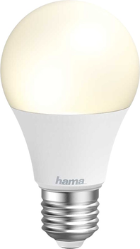 Світлодіодна лампа Hama Wifi E27 9W White (4047443469106)