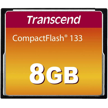 Карта памяти Transcend CompactFlash 133x 8GB W-20 MB/s, R-50 MB/s (TS8GCF133)