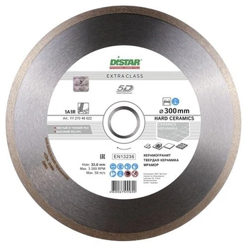 Круг алмазный отрезной Di-Star CORONA Hard Ceramics 5D 300х32 мокрый рез (11127048022)