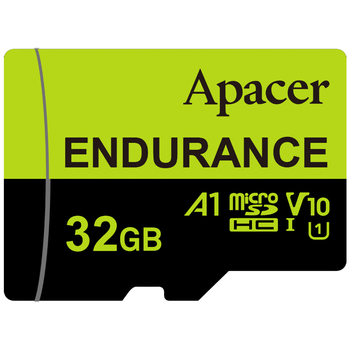 Карта памяти Apacer High Endurance microSDHC 32GB (UHS-I U1) W-80 MB/s, R-100 MB/s Class 10 A1 V10 (AP32GEDM0D05-R)