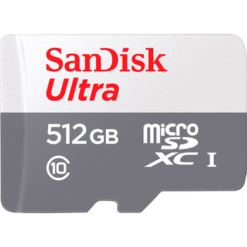 Карта памяти SanDisk Ultra microSDXC 512GB (UHS-I) 100MB/s Class 10 (SDSQUNR-512G-GN3MN)