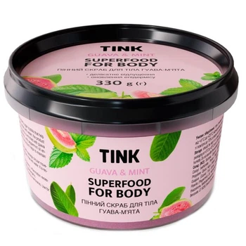 Скраб для тіла пінний Tink Superfood For Body Guava Mint 300 г