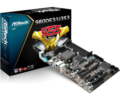 Новая Материнская Плата ASRock 980DE3/U3S3