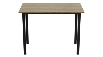 Стіл універсальний Knap Ferrum-decor 750x1000x700 Чорний метал ДСП Дуб Сонома 16 мм (KNAP028)