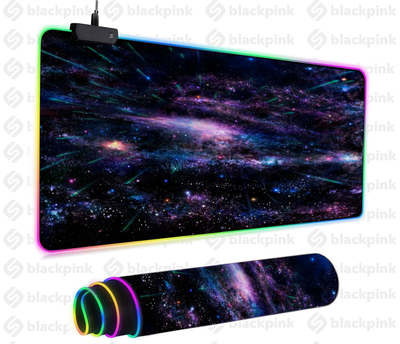 LED коврик для мышки, Вселенная 80х30 см.