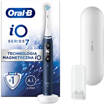 Электрическая зубная щетка Oral-B iO Series 7 Sapphire blue + TC (4210201409434)