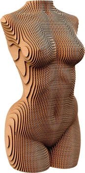 Картонный 3D пазл-конструктор Cartonic 3D Puzzle Female Torso (CARTTORSW)