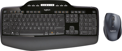 Комплект бездротовий Logitech MK710 Performance RF Wireless Black (920-002420)