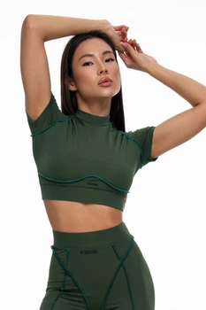 Спортивний топ Designed for Fitness Majestic Топ Бра Majestic Moss L