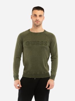 Sweter męski bawełniany Guess X2BR06Z27Y0-AMG M Zielony (7621701102959)