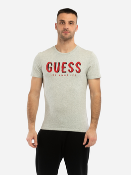 Koszulka męska Guess X2RI05KAKC1-LHY XL Szara (7621701104137)