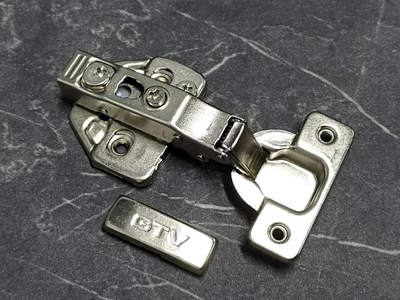 Петля GTV накладная с доводчиком и 3D регулировкой