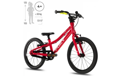 Детский Велосипед 2-х Колесный 18'' (от 4 до 8 лет) PUKY S-PRO 18 Рост 105 - 125 см Алюминиевый Красный