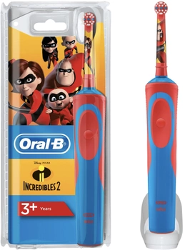 Elektryczna szczoteczka do zębów Oral-b Braun D12 Kids 3+ Incredibles 2 (4210201202639)