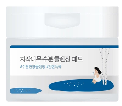 Очищающие педы с березовым соком Round Lab Birch Juice Cleansing Pad 60 шт