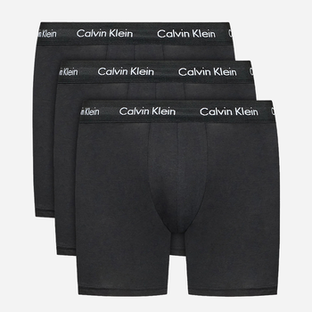 Набір трусів шорт чоловічих бавовняних Calvin Klein Underwear 000NB1770A-XWB XL 3 шт Чорний (8719115052812)