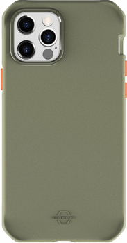 Etui plecki Itskins Supreme Solid do Apple iPhone 12/12 Pro Green (AP3P-SUPSO-KAOR)