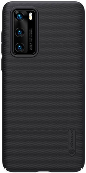 Etui plecki Nillkin Frosted Shield do Huawei P40 Black (6902048196261)