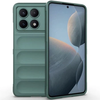 Силиконовый (TPU) чехол Deexe Terra Case для Xiaomi Poco X6 Pro - Green