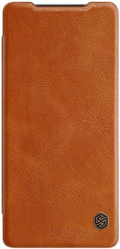 Etui z klapką Nillkin Qin Leather Case do Samsung Galaxy Note 20 Brown (6902048201583)