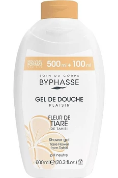 Гель для душа Byphasse Plaisir Shower Gel new 600 мл Квітка тіаре
