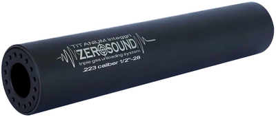 Глушитель Zero Sound TITANium Integri кал. 223. Резьба 1/2"-28 UNEF