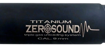 Глушник Zero Sound TITANium кал. 9 мм. Різьба М15х1