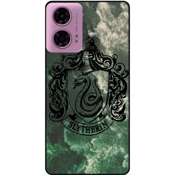 Силиконовый бампер чехол Candy для Motorola Edge 50 Fusion с рисунком Слизерин Slytherin Гарри Поттер Harry Potter