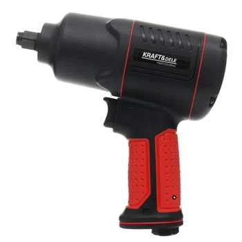 Пневматический ударный гайковерт Kraft&Dele KD1432 1/2" 1200 Нм Черно-красный