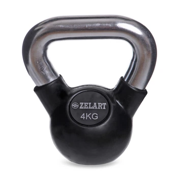 Гиря обрезиненная Zelart My Fit 5162 4 кг