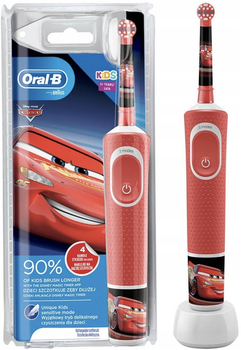 Электрическая зубная щетка Oral-B D100 Kids 3+ Cars (4210201240693)